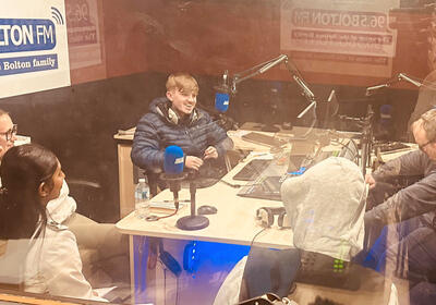 So you wanna be on the radio? Photo
