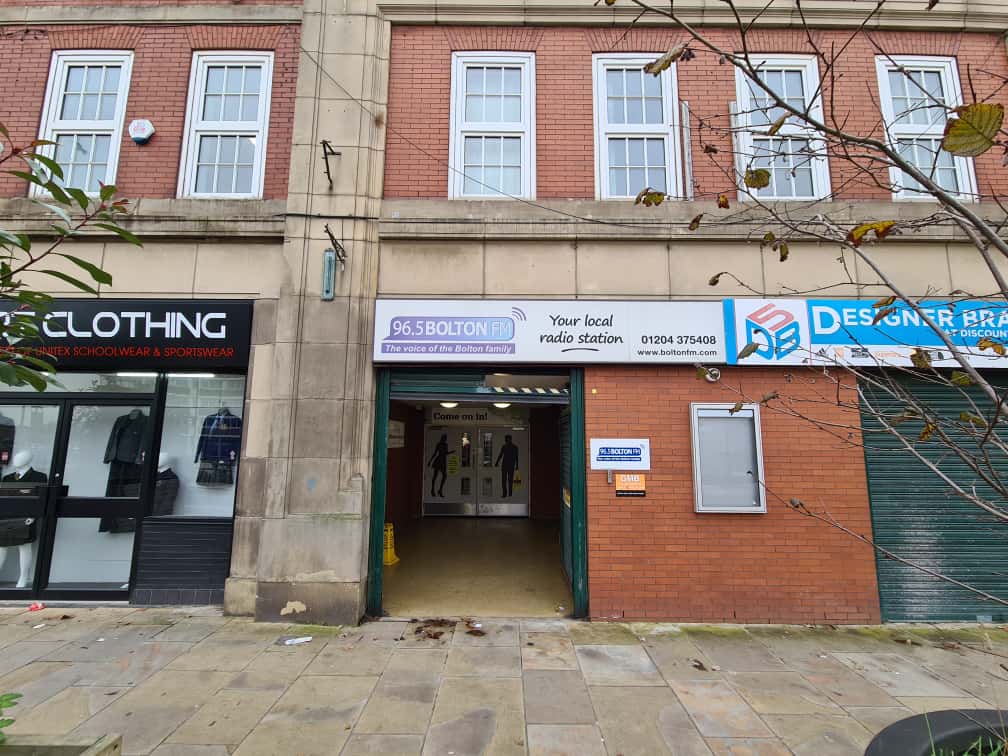 Bolton FM entrance